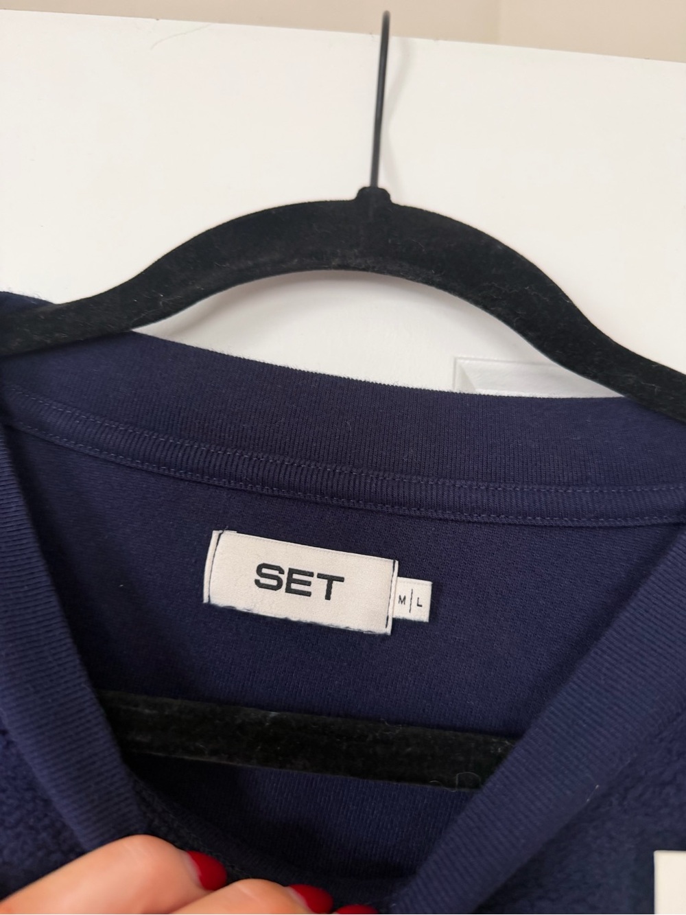 SET Active Reverse Set Crewneck Size M/L - Picture 2 of 5